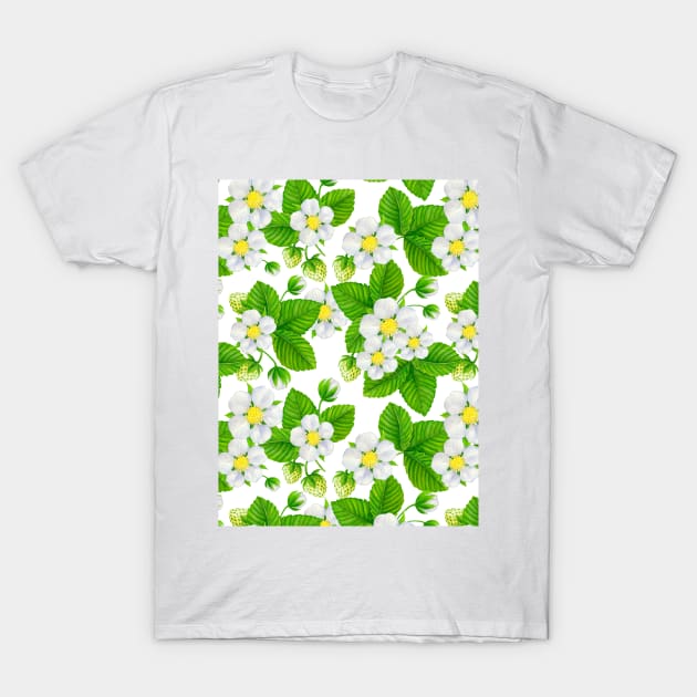 Starwberry garden 2 T-Shirt by katerinamk